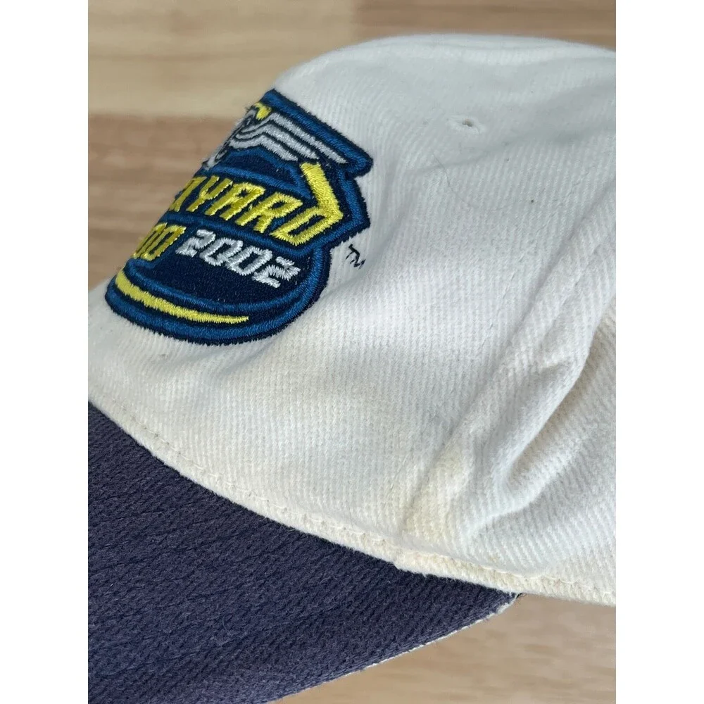 Brick Yard 400 Hat Mens White Adjustable Strap‎ Baseball Cap Nascar Indy Sports